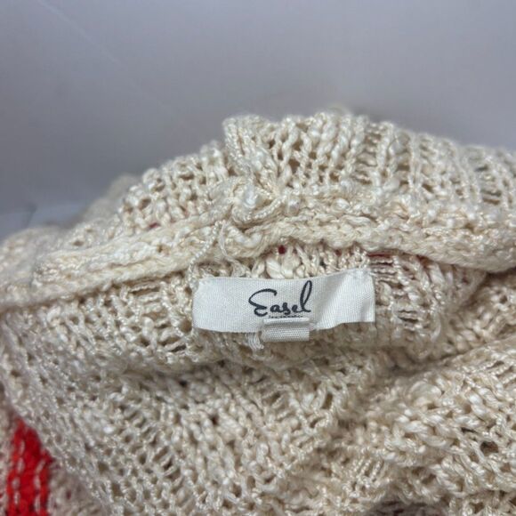 Easel Los Angeles Knit Pullover Sweater Hoodie Womens Stylish - Picture 5 of 5